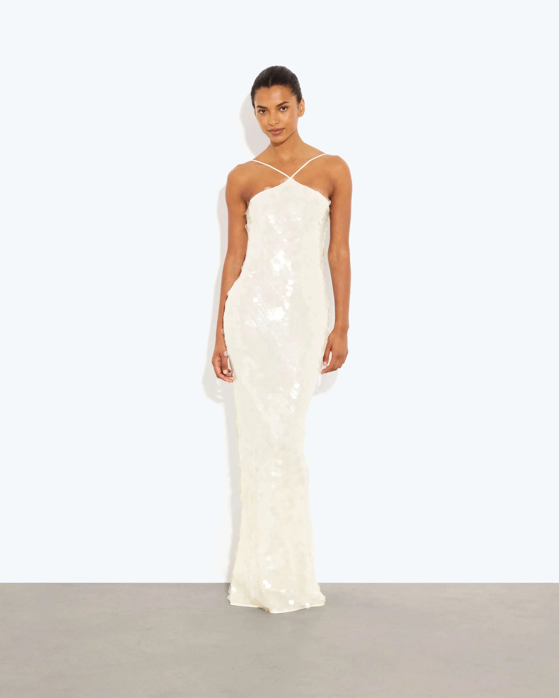 Emmanuella Dress - White - S